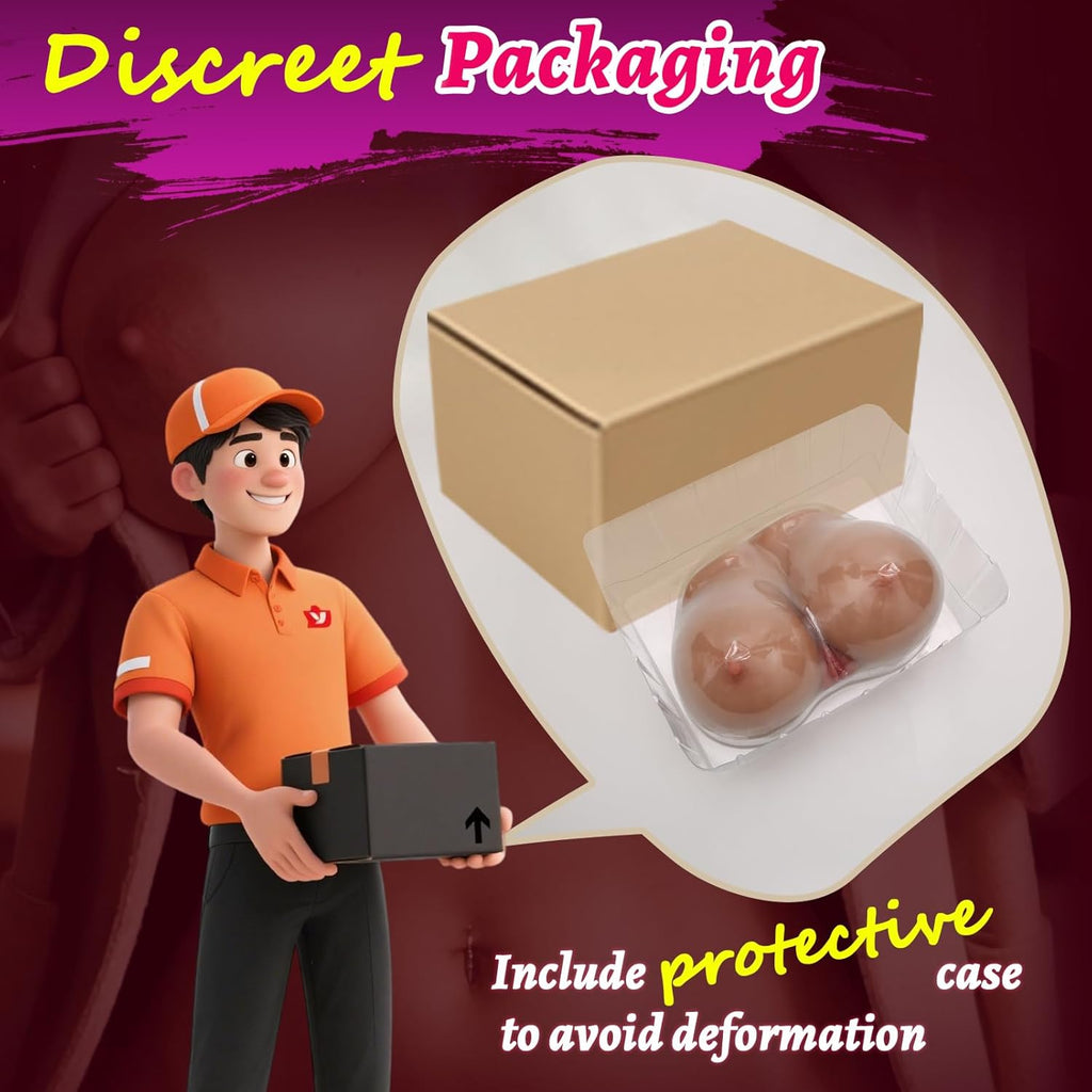 8lb Life Size Breast Torso with Soft Jelly Feel