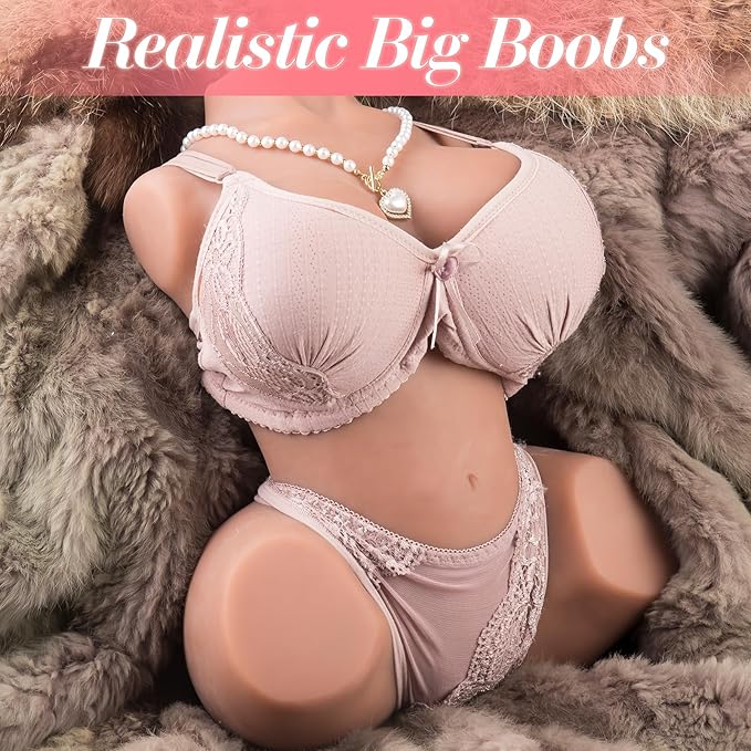Full Size Realistic Sex Doll Torso with Big Breasts and Butt