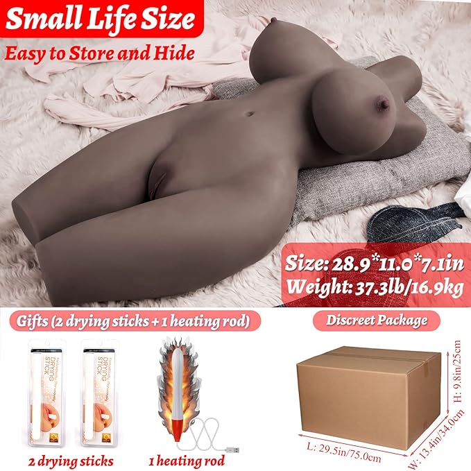 Realistic Torso Sex Doll with Dual Stimulation Design
