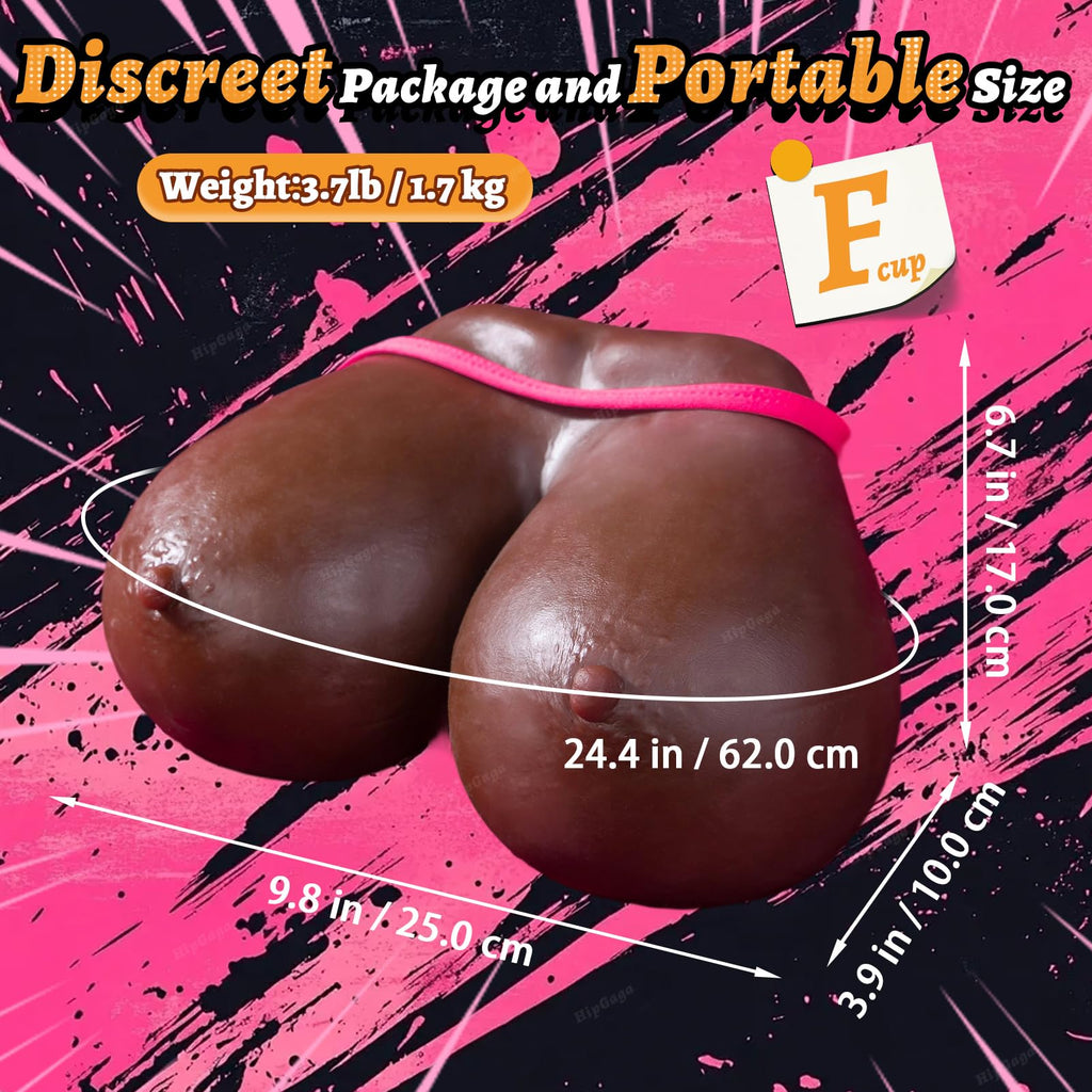 Realistic Soft Jelly Breast Torso Toy for Men