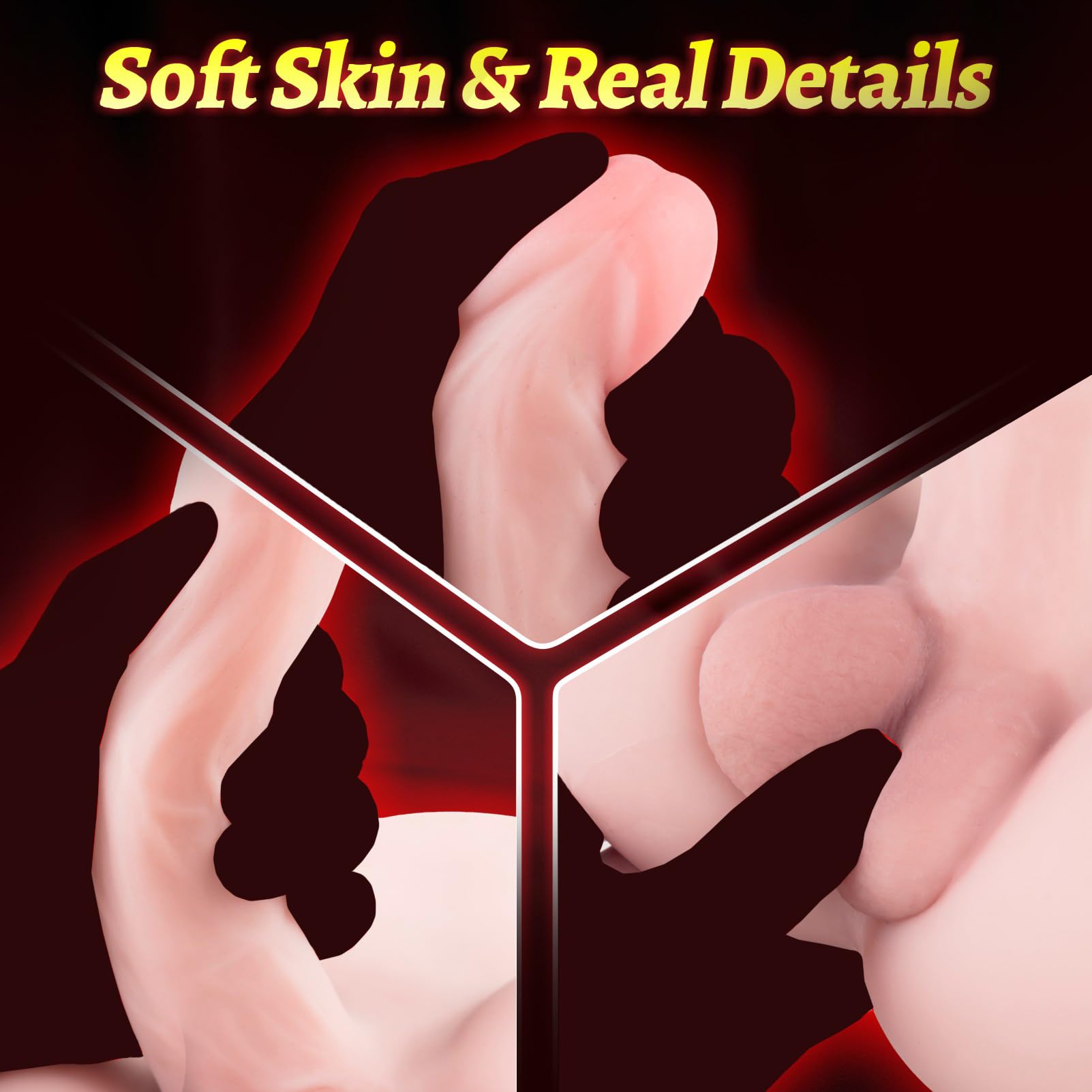 Realistic Torso Sex Doll with Flexible Dildo