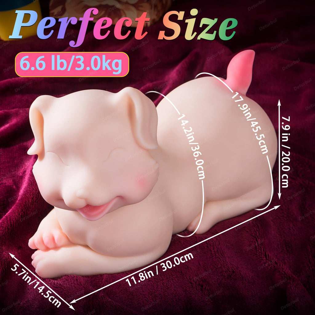 Realistic Puppy Torso Sex Toy for Men with Stroker Design