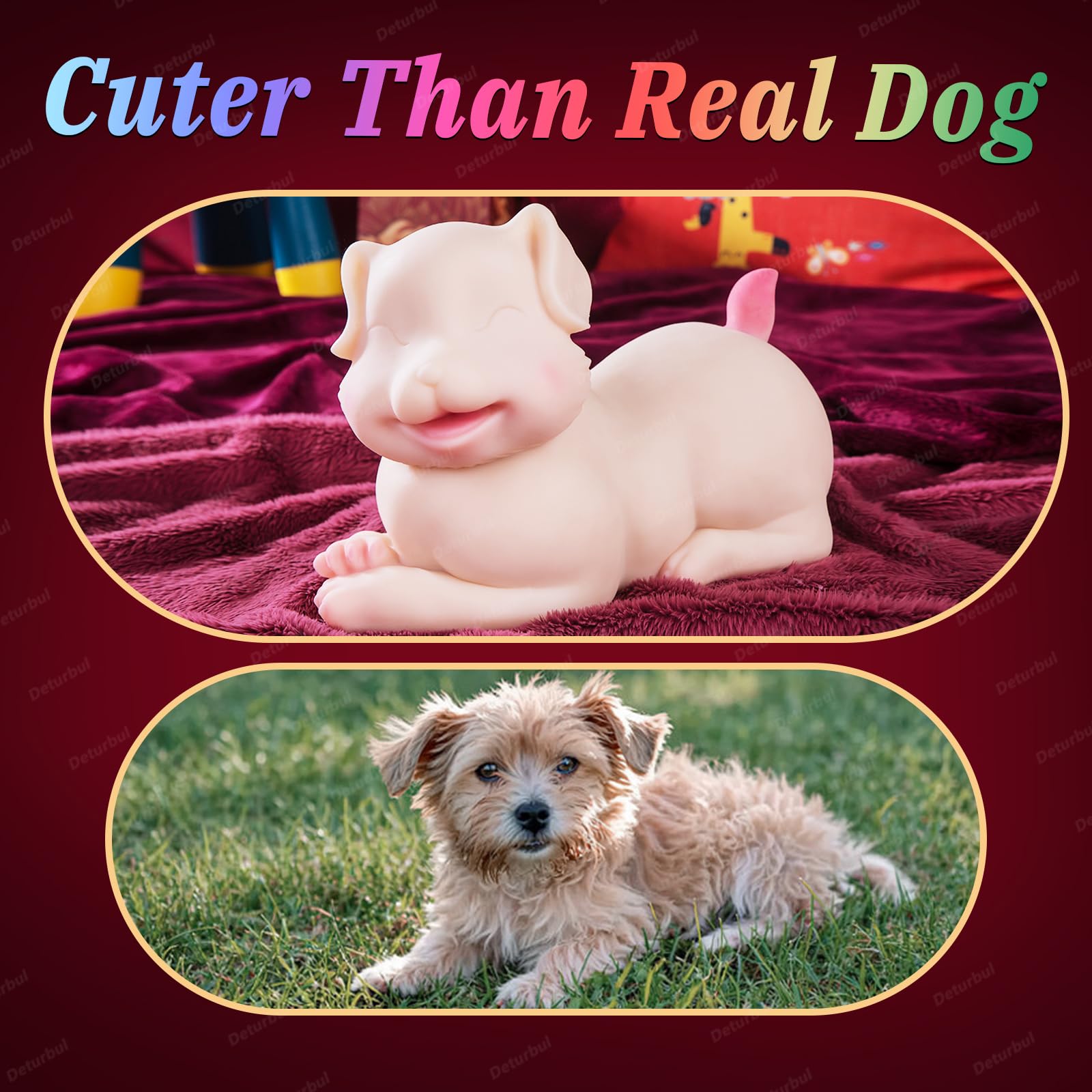 Realistic Puppy Torso Sex Toy for Men with Stroker Design