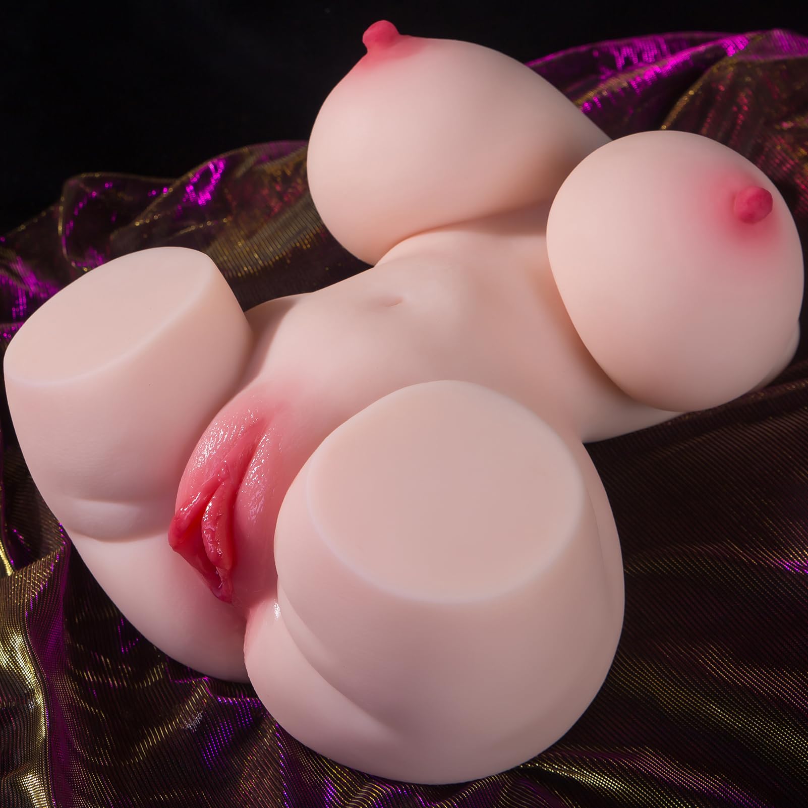 Realistic Torso Sex Doll with Dual Stimulation Design